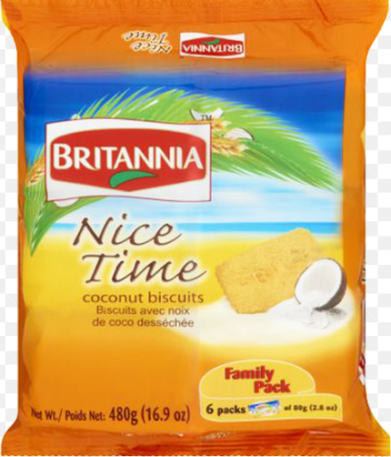 BRITANNIA - NICE TIME COCONUT BISCUITS - 480G