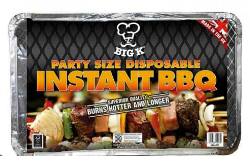 BIG K LARGE PARTY SIZE INSTANT BBQ - 1 PIECE