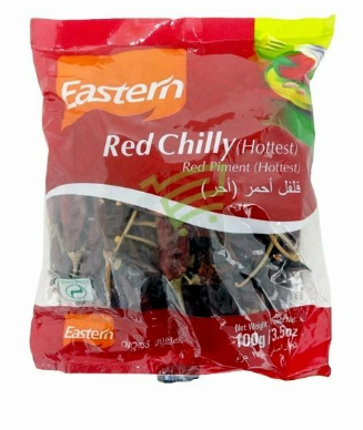 EASTERN RED CHILLY (HOTTEST) - 100G