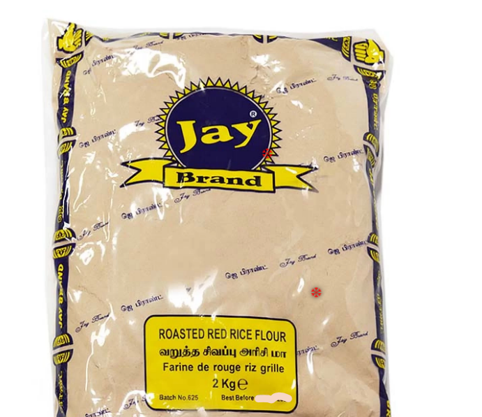 JAY BRAND ROASTED RED RICE FLOUR - 2KG