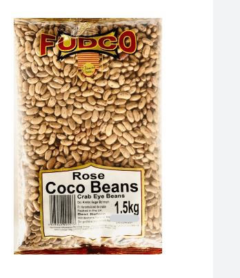 FUDCO ROSE COCO BEANS - 1.5KG