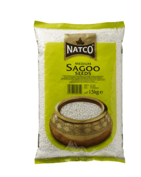 NATCO SAGOO SEEDS MEDIUM - 1.5KG