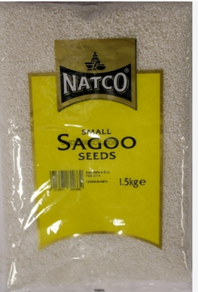 NATCO SAGOO SEEDS SMALL - 1.5KG