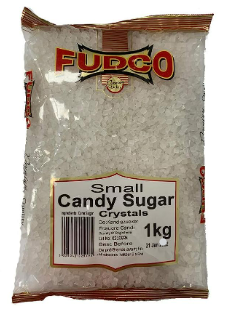 FUDCO SMALL CANDY SUGAR CRYSTALS - 1KG