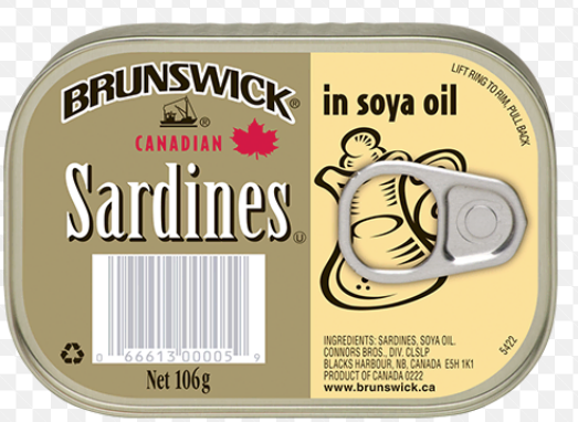 BRUNSWICK SARDINES SOYA OIL - 106G
