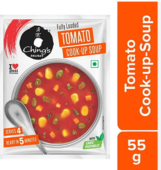 CHINGS SECRET FULLY LOADED TOMATO COOK-UP SOUP - 55G