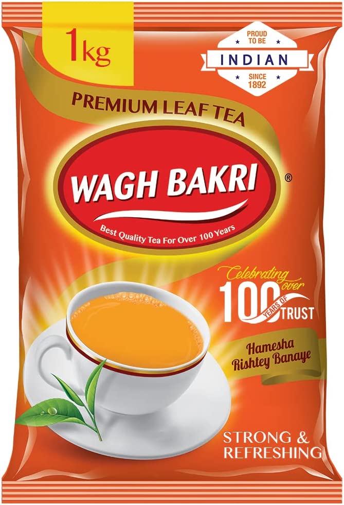WAGH BAKRI PREMIUM INDIAN LEAF TEA - 1KG