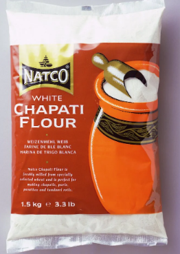 NATCO CHAPATI FLOUR WHITE - 1.5KG